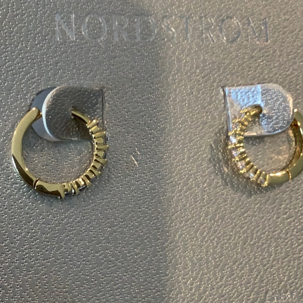 Crystal Huggie Hoop Earrings
NORDSTROM NWT - Picture 3 of 6